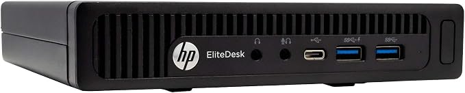 HP EliteDesk 800 G2 Desktop Mini Business PC, Intel Quad-Core i5-6500T up to 3.1G, 16GB DDR4, 240GB SSD, VGA, DP, Win 11 Pro 64 bit (Renewed)