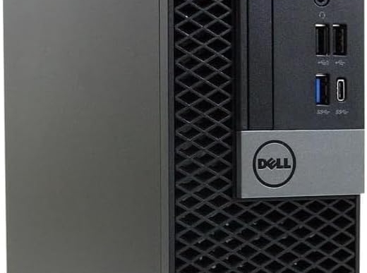 Dell OptiPlex 7050 Desktop Computer PC, Intel Core i5 7500 3.40GHz 16GB DDR4 RAM, 512GB SSD, Built-in Wi-Fi, Bluetooth, Windows 11 Pro, 4K Support HD Graphics 630 (Renewed)