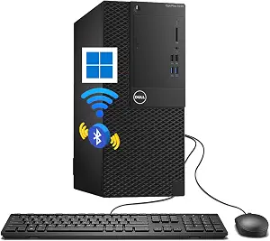 Dell OptiPlex 3050 MT Tower Desktop PC Windows 11, Keyboard ＆ Mouse Renewed