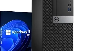 Dell Tower Desktop PC – Intel Core i7-7700 7th Gen Processor – 16GB DDR4 RAM – 512GB SSD – Keyboard & Mouse – Wi-Fi – Office, Home, Business Desktop Computer Windows 11 Pro (Renewed)