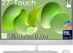 Dell 27 Touchscreen All-in-One Desktop Computer Intel Ultra 5, 32GB DDR5