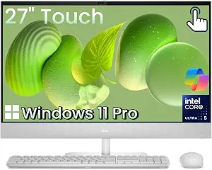Dell 27 Touchscreen All-in-One Desktop Computer Intel Ultra 5, 32GB DDR5