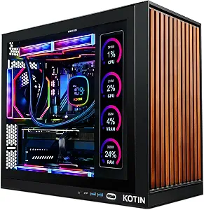 KOTIN Prebuilt Gaming PC RTX 5070 12GB, Ryzen 7 9700X, 32GB DDR5, 1TB SSD